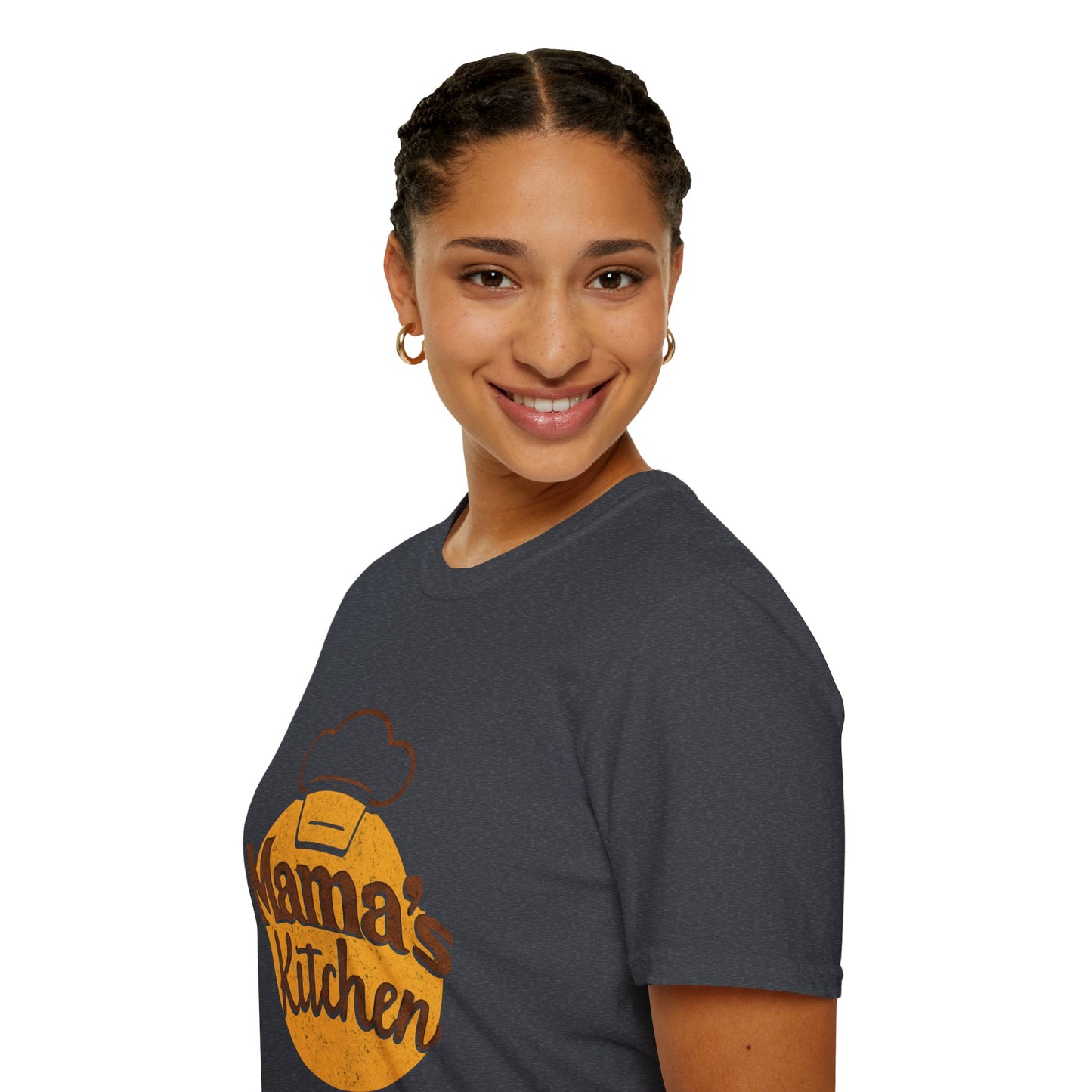 Mama's Kitchen Unisex Softstyle T-Shirt | Chef Gift, Home Cook Tee, Foodie Apparel, Cooking Shirt, Kitchen Lover's Gift