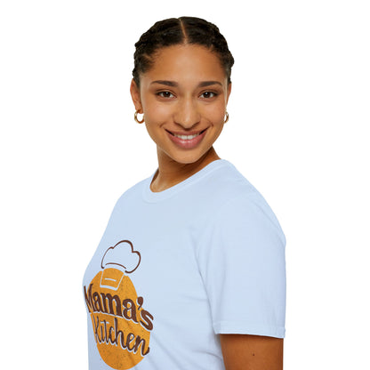 Mama's Kitchen Unisex Softstyle T-Shirt | Chef Gift, Home Cook Tee, Foodie Apparel, Cooking Shirt, Kitchen Lover's Gift