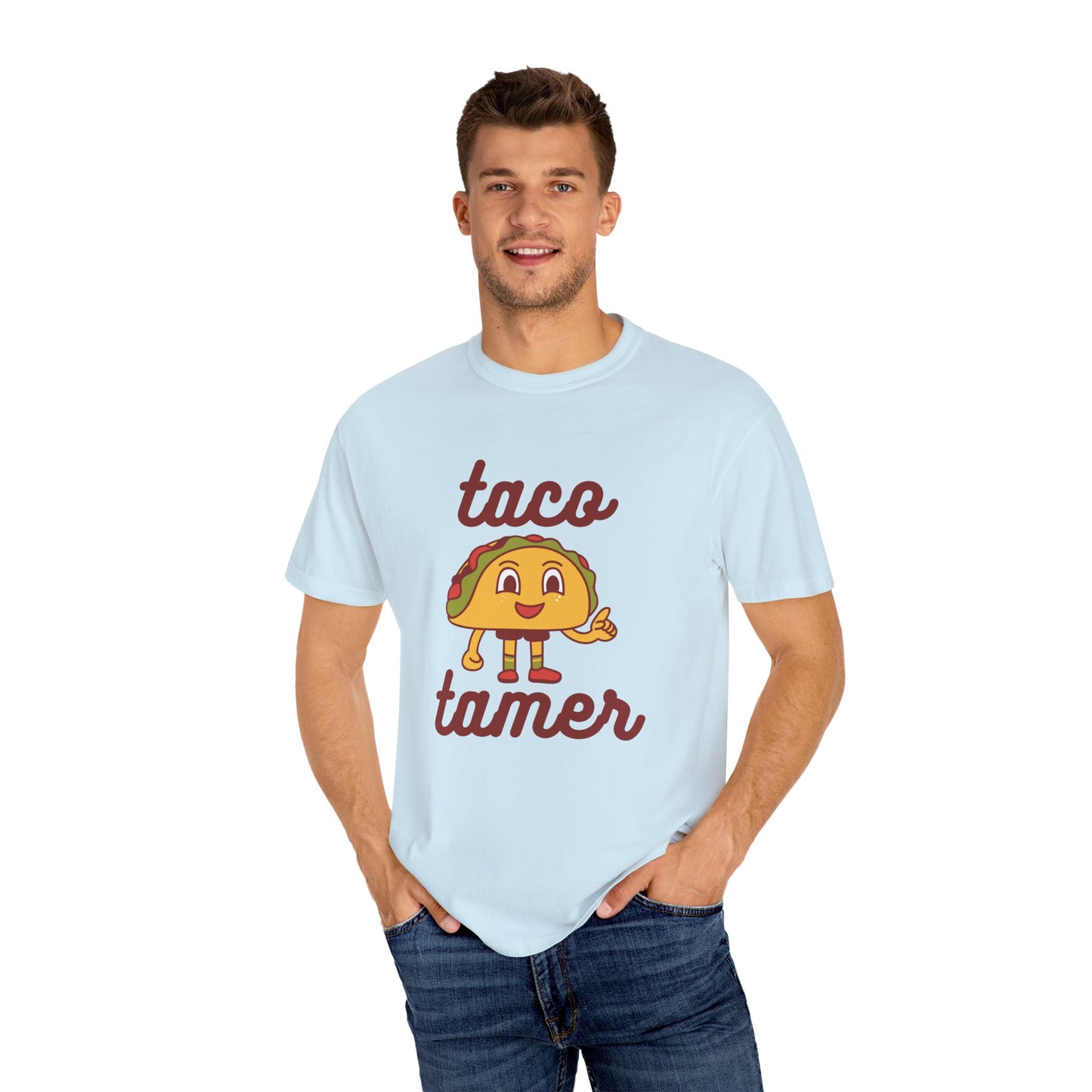 Taco Tamer Unisex T-Shirt, Funny Taco Shirt, Gift for Foodies, Casual Tee, Taco Lover Apparel, Unique Food Gift