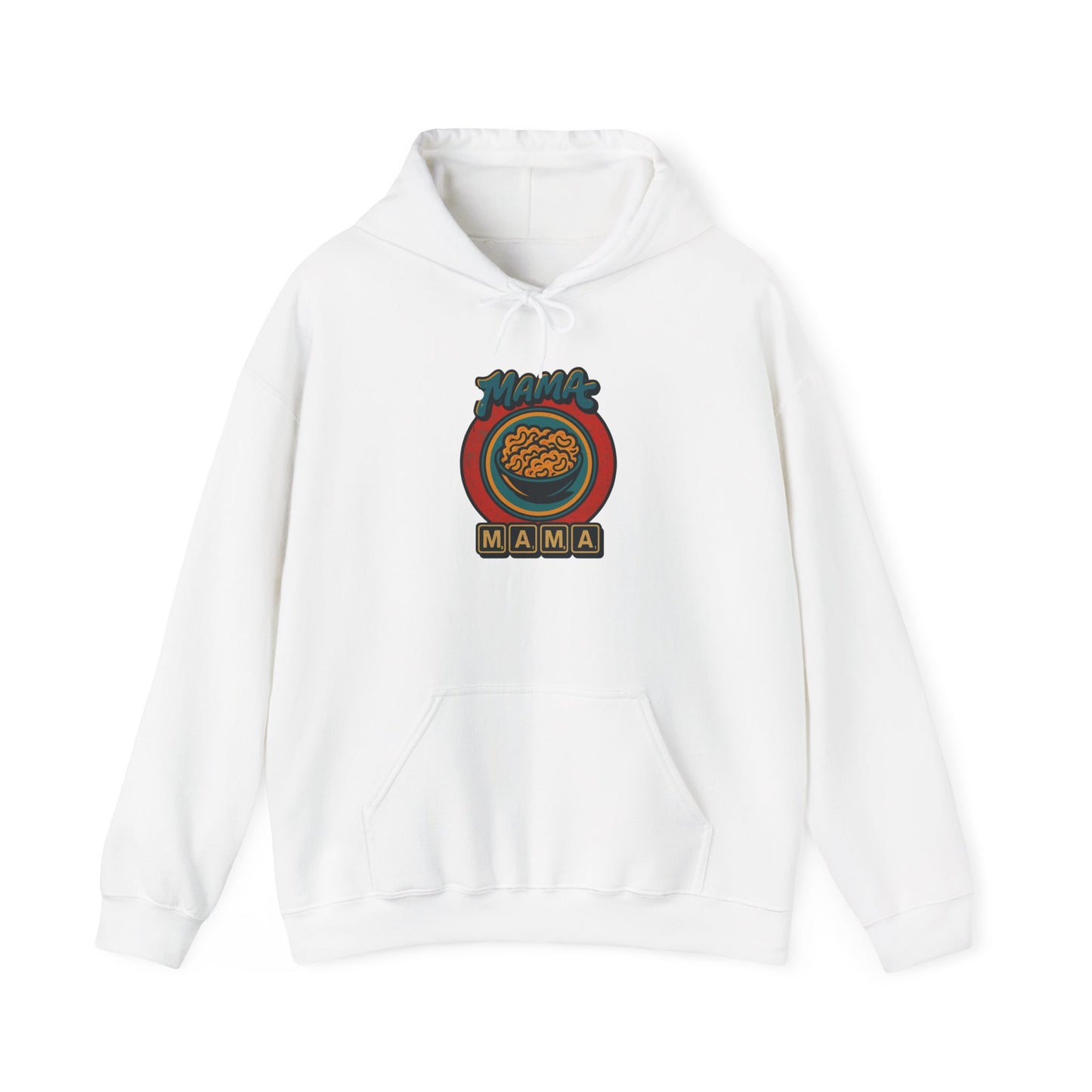 Mama Love Hooded Sweatshirt, Cozy Gift for Moms, Casual Wear, Mother's Day Sweatshirt, Family Reunion Apparel, Everyday Comfort