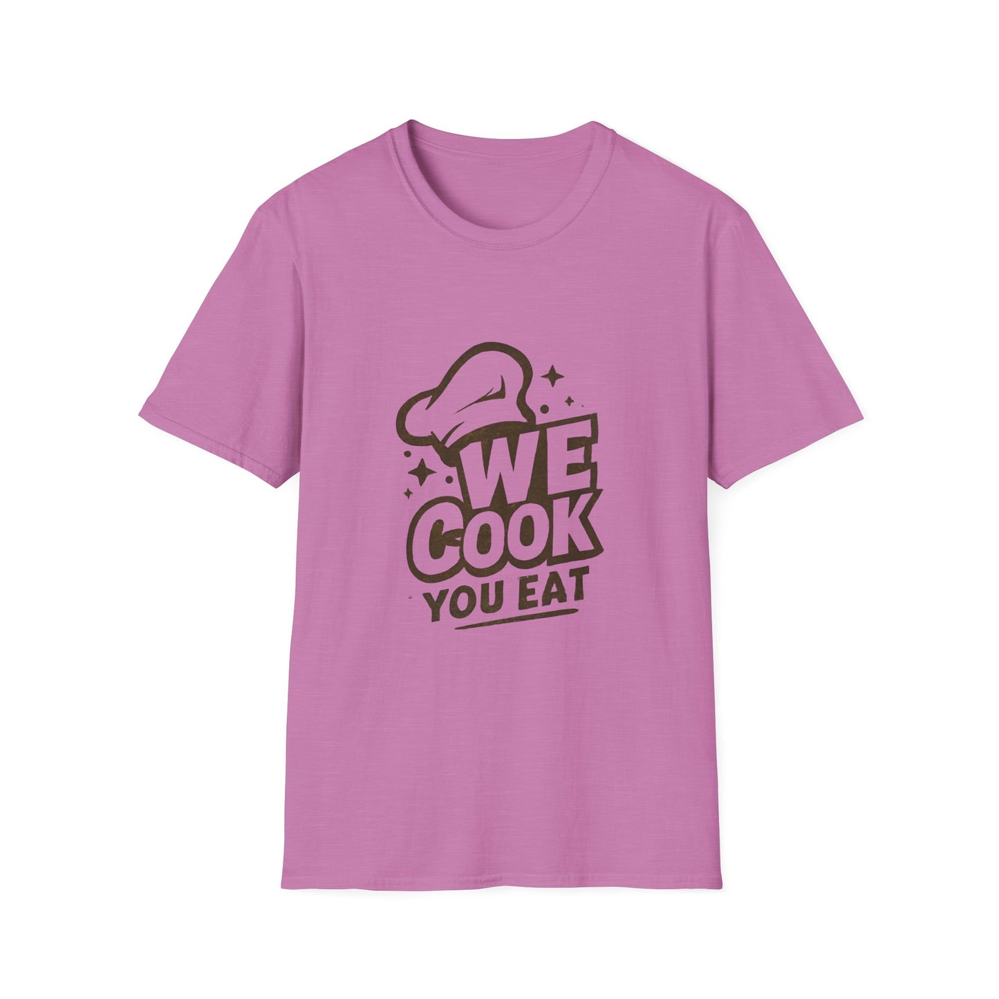 Chef's Humor T-Shirt, Funny Cooking Top, We Cook You Eat Tee, Gift for Foodies, Unisex Kitchen Shirt