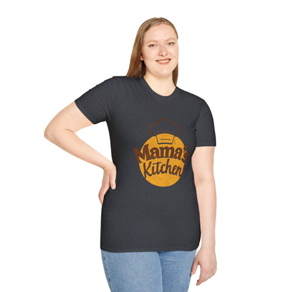 Mama's Kitchen Unisex Softstyle T-Shirt | Chef Gift, Home Cook Tee, Foodie Apparel, Cooking Shirt, Kitchen Lover's Gift