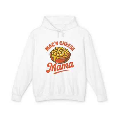 Mac 'n Cheese Mama Unisex Lightweight Hooded Sweatshirt | Cozy Gift for Food Lovers, Mother's Day, Cute Casual Wear, Fun Kitchen [...]
