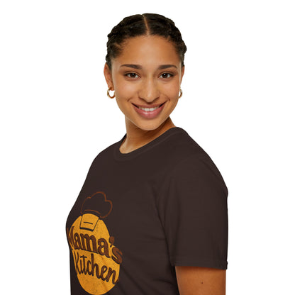 Mama's Kitchen Unisex Softstyle T-Shirt | Chef Gift, Home Cook Tee, Foodie Apparel, Cooking Shirt, Kitchen Lover's Gift